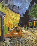 Vincent Van Gogh The CafeTerrace on the Place du Forum, Arles, at Night September oil